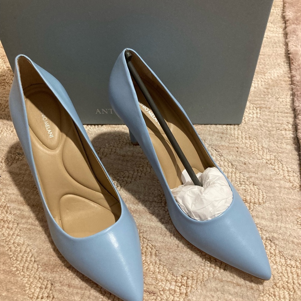 ANTONIO MELANI Blue Heels